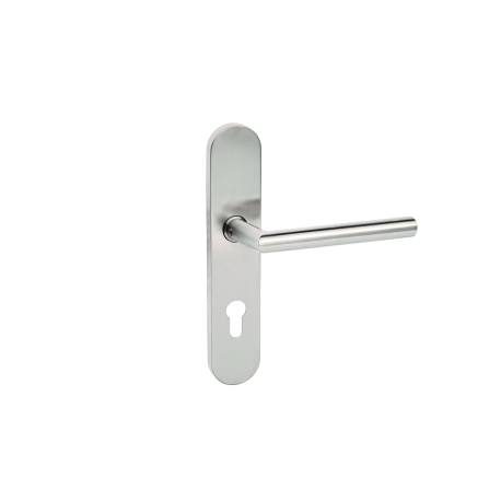 Paire de béq. sur plaque LOGINOX L90° diam.16 mm fonction clé I, inox brossé 304